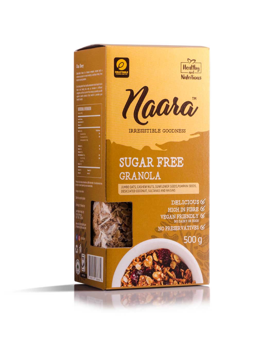 Naara Granola – Sugar Free 500g