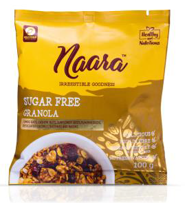 Naara Sugar-Free Granola Pack – 100g