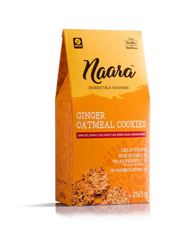 Naara Oatmeal Ginger Cookies 250g